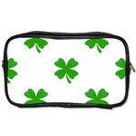 St Patrick Clover Shamrock Emoji Toiletries Bag (Two Sides)