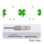 St Patrick Clover Shamrock Emoji Memory Card Reader (Stick)