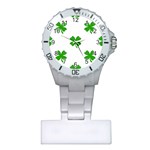 St Patrick Clover Shamrock Emoji Plastic Nurses Watch