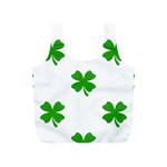 St Patrick Clover Shamrock Emoji Full Print Recycle Bag (S)