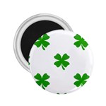 St Patrick Clover Shamrock Emoji 2.25  Magnet