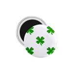 St Patrick Clover Shamrock Emoji 1.75  Magnet