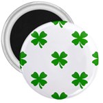 St Patrick Clover Shamrock Emoji 3  Magnet