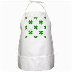 St Patrick Clover Shamrock Emoji BBQ Apron