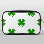 St Patrick Clover Shamrock Emoji Toiletries Bag (One Side)