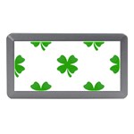 St Patrick Clover Shamrock Emoji Memory Card Reader (Mini)