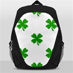 St Patrick Clover Shamrock Emoji Backpack Bag