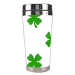 St Patrick Clover Shamrock Emoji Stainless Steel Travel Tumbler