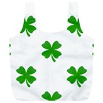 St Patrick Clover Shamrock Emoji Full Print Recycle Bag (XL)