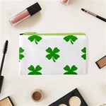 St Patrick Clover Shamrock Emoji Cosmetic Bag (XS)