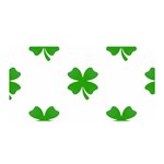 St Patrick Clover Shamrock Emoji Satin Wrap