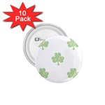 st patricks clover beer 1.75  Button (10 pack) 