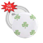 st patricks clover beer 2.25  Button (100 pack)