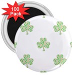 st patricks clover beer 3  Magnet (100 pack)