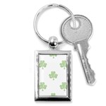 st patricks clover beer Key Chain (Rectangle)