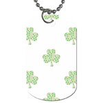 st patricks clover beer Dog Tag (Two Sides)