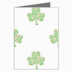 st patricks clover beer Greeting Cards (Pkg of 8)