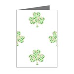 st patricks clover beer Mini Greeting Card