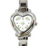 st patricks clover beer Heart Italian Charm Watch