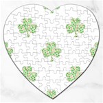 st patricks clover beer Jigsaw Puzzle (Heart)