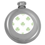 st patricks clover beer Hip Flask (5 oz)