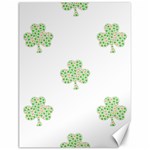 st patricks clover beer Canvas 12  x 16 