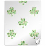 st patricks clover beer Canvas 16  x 20 