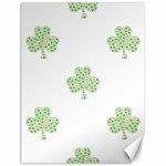 st patricks clover beer Canvas 18  x 24 