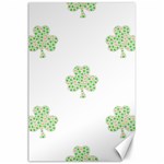 st patricks clover beer Canvas 24  x 36 