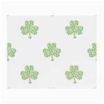 st patricks clover beer Small Glasses Cloth (2 Sides)