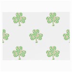 st patricks clover beer Large Glasses Cloth