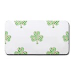 st patricks clover beer Medium Bar Mat