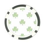 st patricks clover beer Poker Chip Card Guard