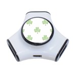 st patricks clover beer 3-Port USB Hub