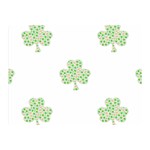 st patricks clover beer Double Sided Flano Blanket (Mini)