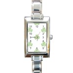 st patricks clover beer Rectangle Italian Charm Watch