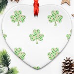 st patricks clover beer Ornament (Heart)