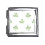 st patricks clover beer Mega Link Italian Charm (18mm)