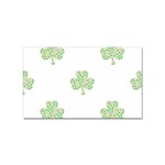 st patricks clover beer Sticker (Rectangular)