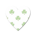 st patricks clover beer Magnet (Heart)