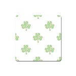 st patricks clover beer Magnet (Square)