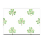 st patricks clover beer Sticker A4 (10 pack)