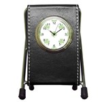 st patricks clover beer Pen Holder Desk Clock