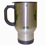 st patricks clover beer Travel Mug (Silver Gray)