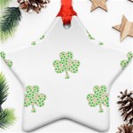 st patricks clover beer Star Ornament (Two Sides)