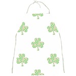 st patricks clover beer Full Print Apron