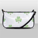 st patricks clover beer Shoulder Clutch Bag