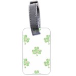 st patricks clover beer Luggage Tag (two sides)