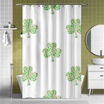 st patricks clover beer Shower Curtain 48  x 72  (Small)