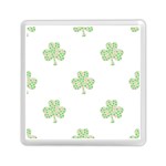 st patricks clover beer Memory Card Reader (Square)